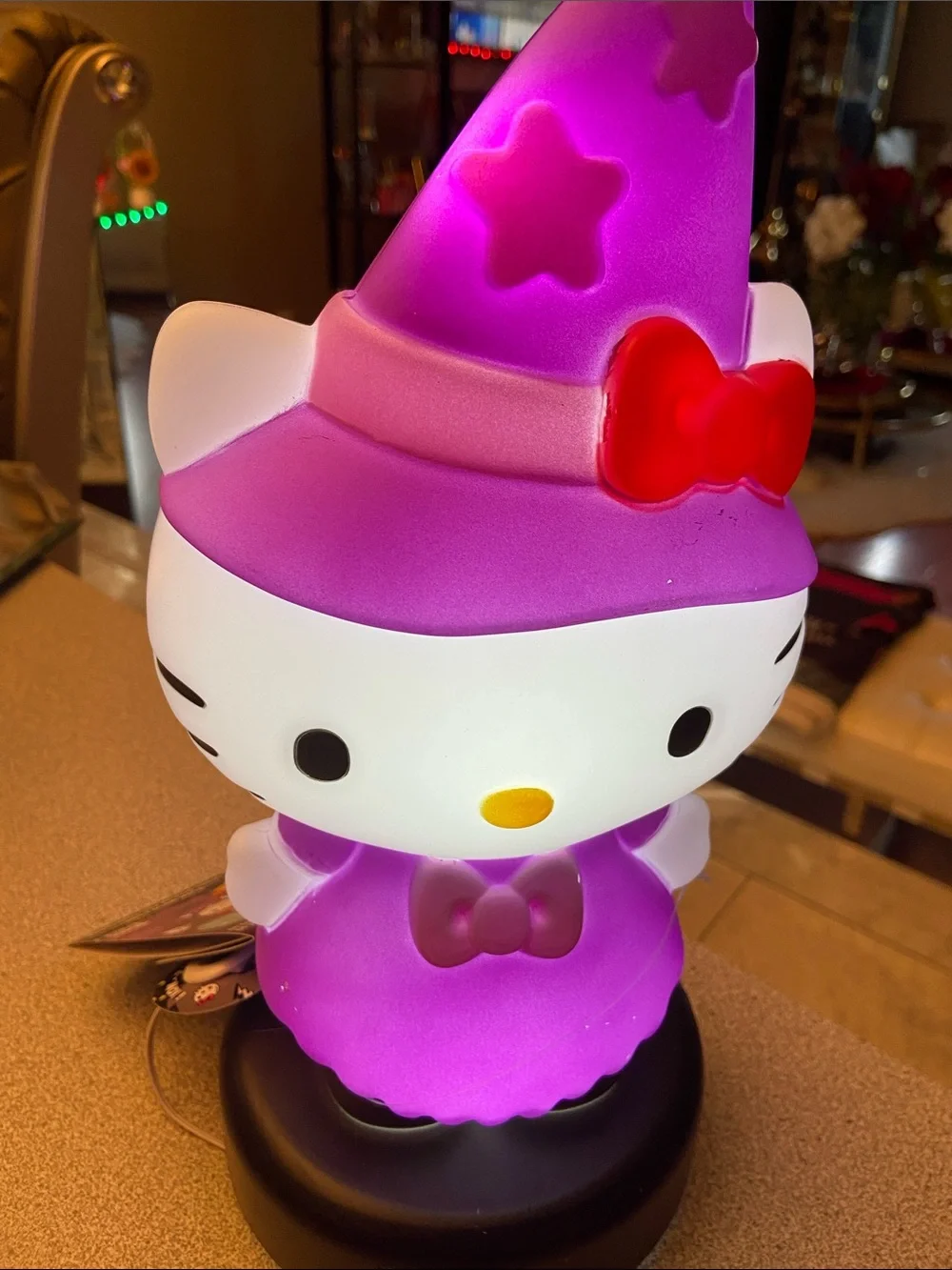 Sanrio Hello Kitty Purple and Red Witch Lantern